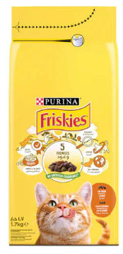 Purina - Friskies - For Adult Cats - 1.7 kg - With Chicken