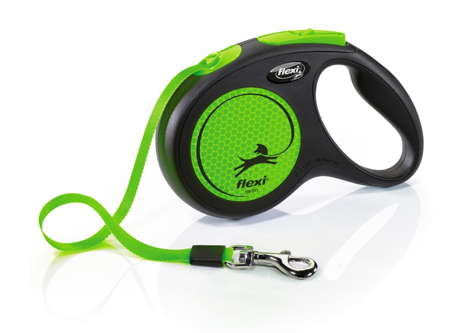 Flexi - New Neon - M - 5M Tape 25 Kg - Green